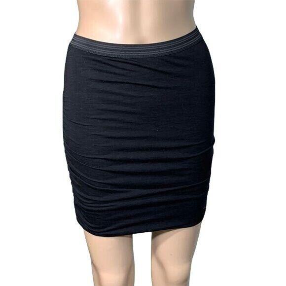 Silence and Noise Womens Mini Skirt Stretchy Fitted Short Party Club Black XS - Picture 1 of 8